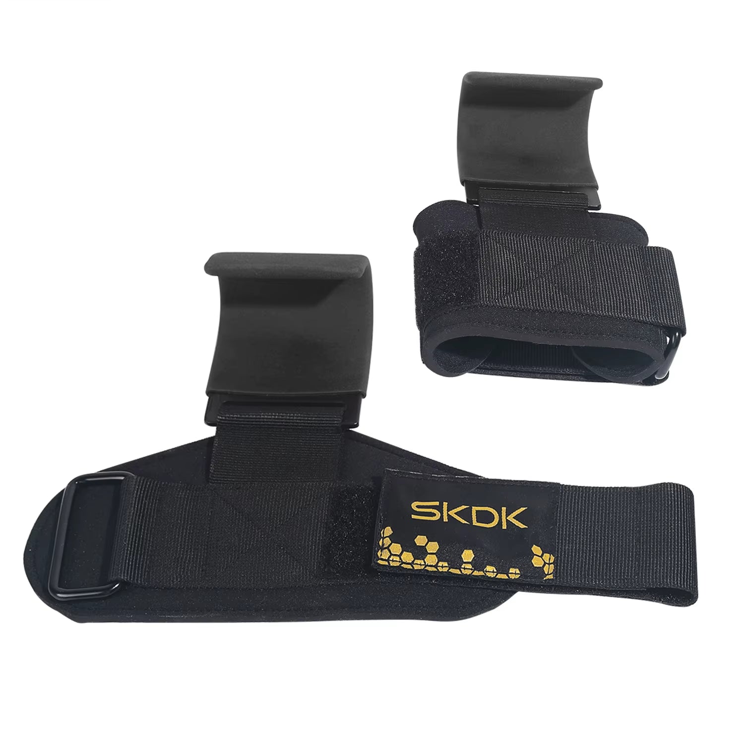 Weight Lifting Hook Grips with Hand-Bar Wrist Straps Gym Workout Powerlifting Heavy Duty Pull-Ups Hooks Grips Fitness Gloves