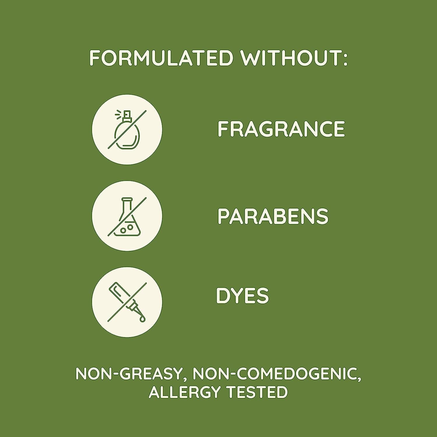 Daily Moisturizing Body Lotion for Dry Skin with Prebiotic Oat, Fragrance & Paraben Free, Non-Greasy, Non-Comedogenic, for Sensitive Skin & 48-Hour Moisturizer 18 Fl Oz