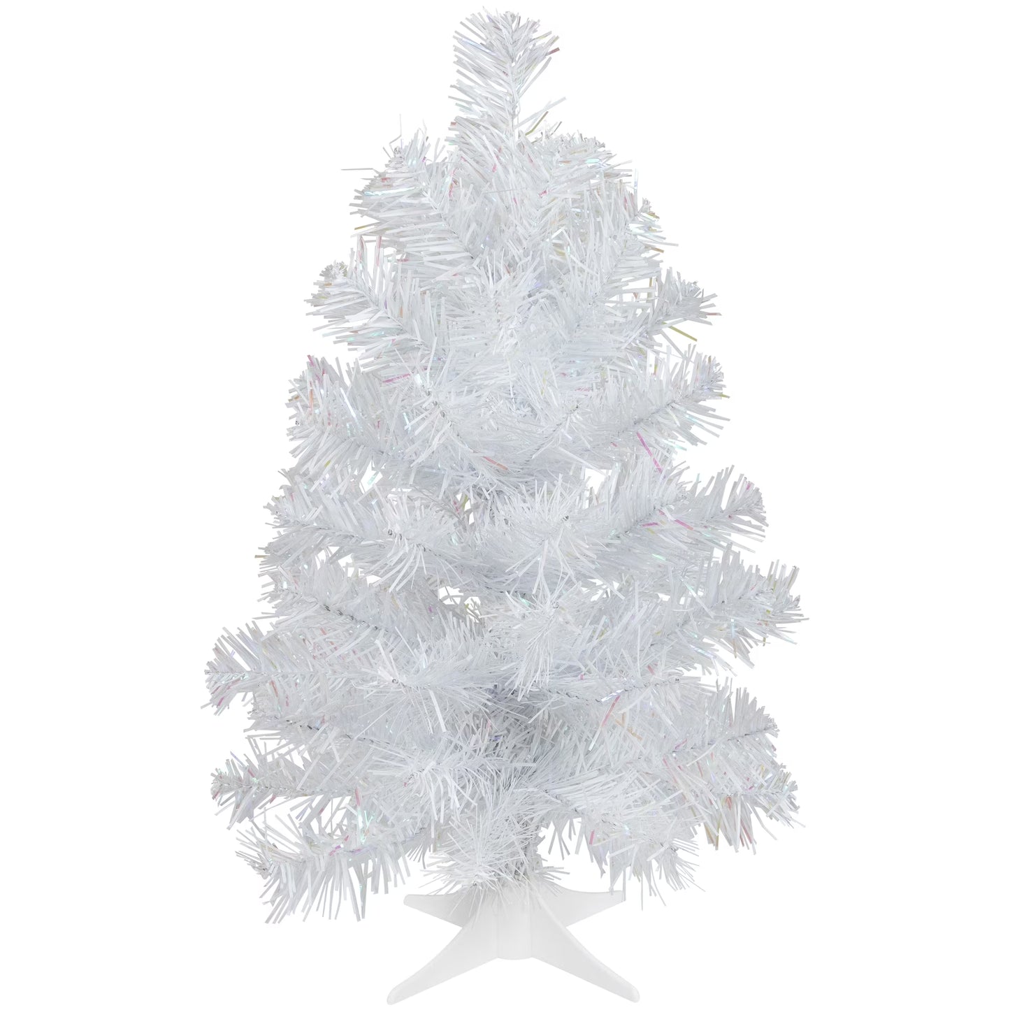 1.5 FT White Iridescent Spruce Artificial Christmas Tree - Unlit
