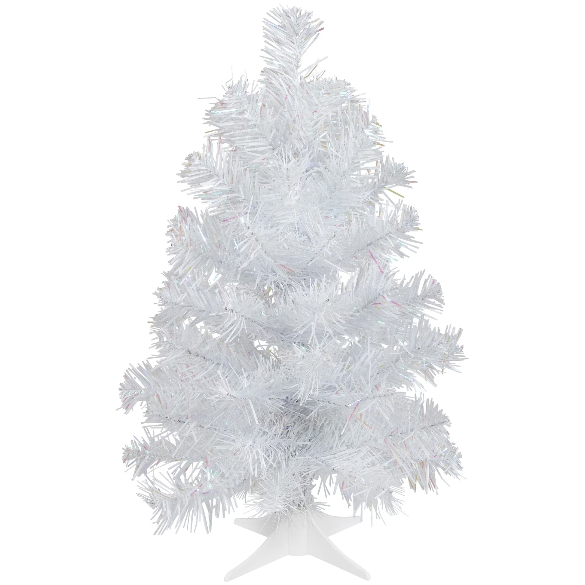 1.5 FT White Iridescent Spruce Artificial Christmas Tree - Unlit